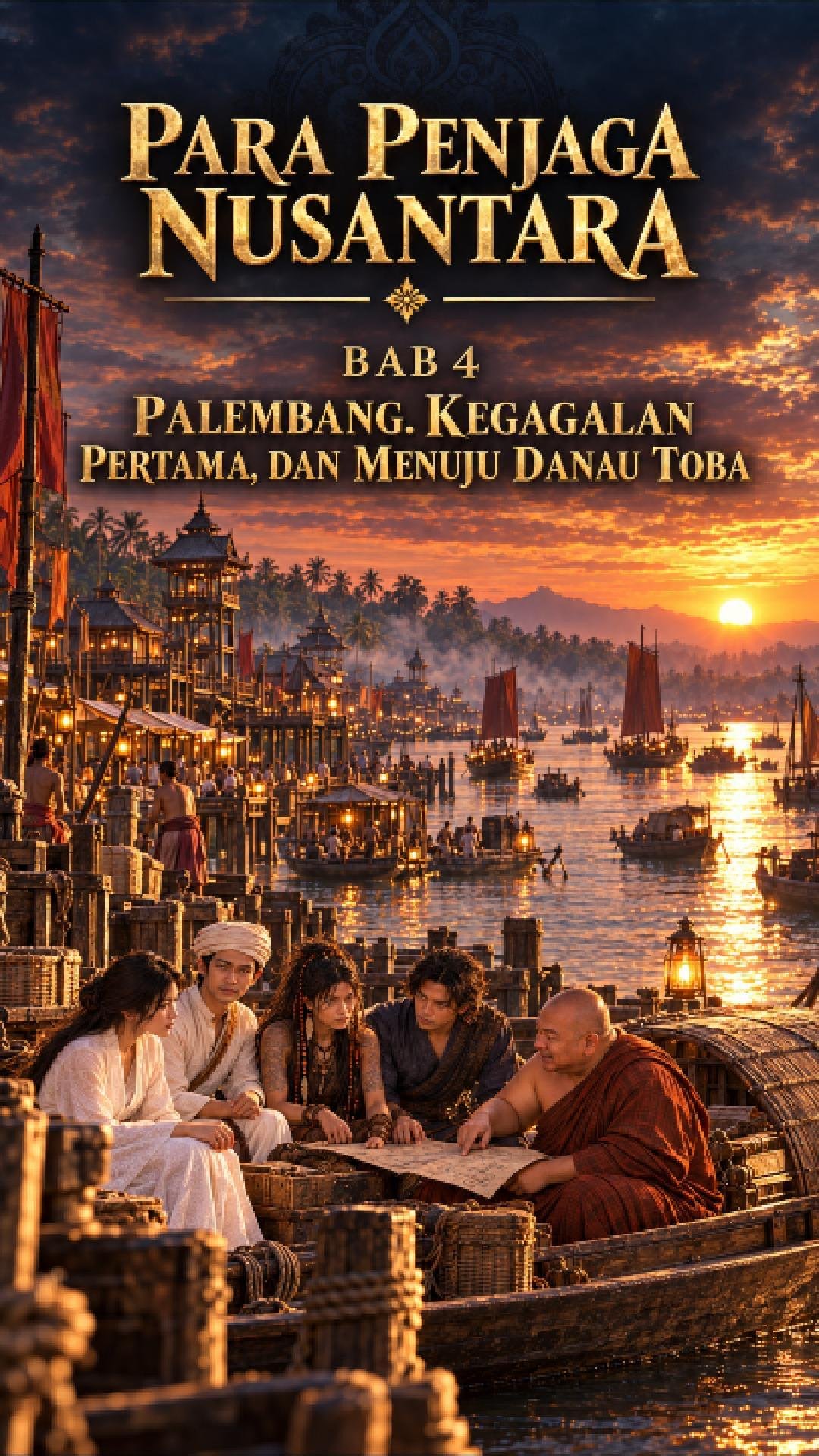 Sampul BAB4 — Palembang, Kegagalan Pertama, dan Menuju Danau Toba